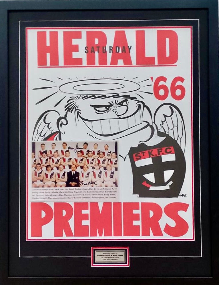 DARREL BALDOCK & ALLAN JEANS Signed “1966 Premiers