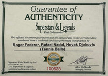 Load image into Gallery viewer, Limited Edition Signed Tennis Balls by Tennis Legends
