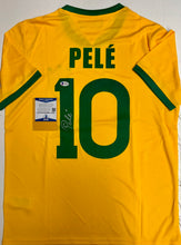 Load image into Gallery viewer, Unframed PELE Signed Brazil Jersey
