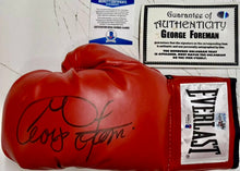 Load image into Gallery viewer, JOE FRAZIER &amp; GEORGE FOREMAN Signed Boxing Gloves
