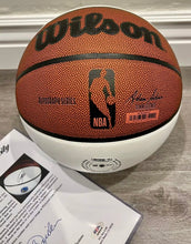 Load image into Gallery viewer, STEPHEN CURRY Signed Golden State Warriors Basketball in Display Case
