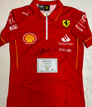 Load image into Gallery viewer, CHARLES LECLERC Signed F1 Scuderia Ferrari Shirt
