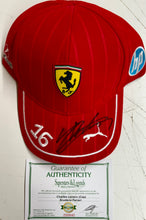Load image into Gallery viewer, CHARLES LECLERC Signed Scuderia Ferrari F1 Cap
