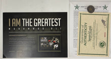 Load image into Gallery viewer, MUHAMMAD ALI aka CASSIUS CLAY Signed Boxing Glove Display
