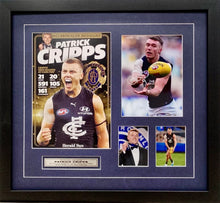 Load image into Gallery viewer, PATRICK CRIPPS Signed 6”x8” Photo Collage Display
