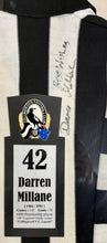 Load image into Gallery viewer, DARREN MILLANE Signed Collingwood Jumper Display
