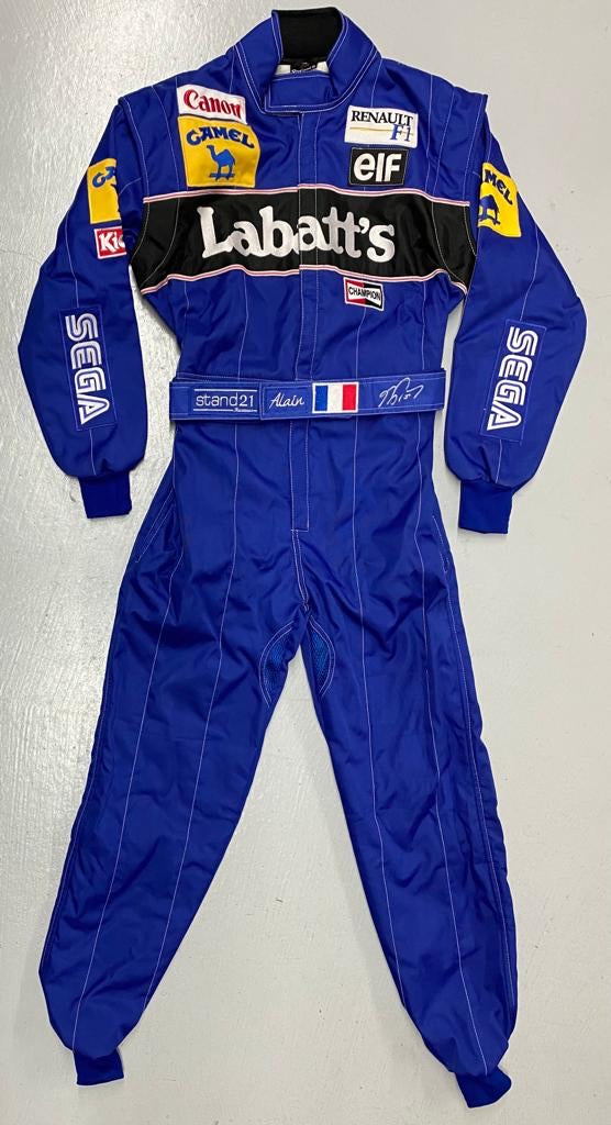 ALAIN PROST Signed 1993 Williams-Renault F1 Race Suit