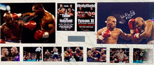 Load image into Gallery viewer, MIKE TYSON &amp; EVANDER HOLYFIELD Signed Photos Collage Display1
