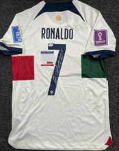 Load image into Gallery viewer, CRISTIANO RONALDO Signed Portugal Jersey
