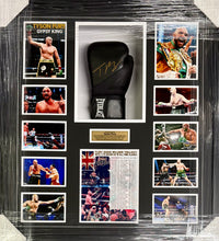 Load image into Gallery viewer, TYSON FURY Signed Boxing Glove &amp; Photo Collage Display
