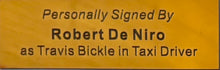Load image into Gallery viewer, TAXI DRIVER - ROBERT DE NIRO Signed Photo Display
