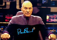 Load image into Gallery viewer, STAR TREK - Patrick Stewart “The Next Generation” Signed 8”x12” Photo Collage Display
