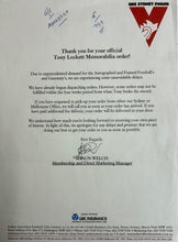 Load image into Gallery viewer, TONY LOCKETT Signed “1300 Goals” Sydney Swans Jumper Display
