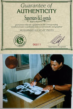 Load image into Gallery viewer, MUHAMMAD ALI Signed “Meeting with Elvis Presley" Photo Display
