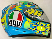 Load image into Gallery viewer, VALENTINO ROSSI Signed MotoGP “Misano Time To Wake Up” Helmet
