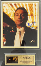 Load image into Gallery viewer, CASINO - ROBERT DE NIRO Signed Photo &amp; Poster Display

