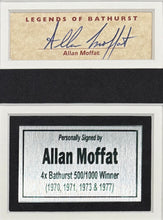 Load image into Gallery viewer, ALLAN MOFFAT Signed Card &amp; Photo Collage Display
