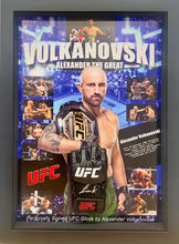 Load image into Gallery viewer, ALEX VOLKANOVSKI Signed UFC Glove Display
