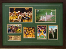 Load image into Gallery viewer, SHANE WARNE Signed Photo Collage Display
