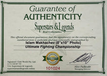 Load image into Gallery viewer, ISLAM MAKHACHEV Signed 8”x10” Photo Collage Display
