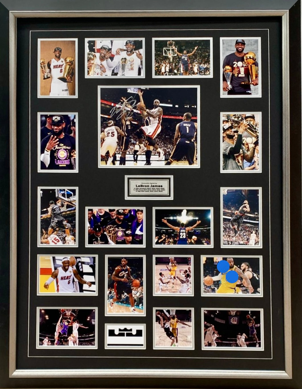 LEBRON JAMES Signed Photo Collage Display2