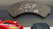Load image into Gallery viewer, MICHAEL SCHUMACHER “Scuderia Ferrari” Signed F1 Brake Pad &amp; Championship Print Display2
