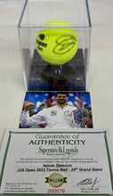 Load image into Gallery viewer, NOVAK DJOKOVIC Signed 2023 US Open Tennis Ball Display
