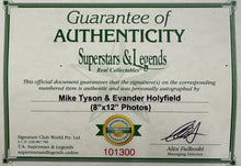 Load image into Gallery viewer, MIKE TYSON &amp; EVANDER HOLYFIELD Signed Photos Collage Display2
