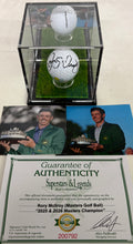 Load image into Gallery viewer, RORY McILROY “Masters Champion” Signed Masters Golf Ball in Display Box
