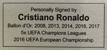 Load image into Gallery viewer, CRISTIANO RONALDO Signed Real Madrid Jersey &amp; Photo Collage Display1
