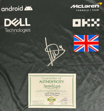 Load image into Gallery viewer, LANDO NORRIS Signed McLaren F1 Team Shirt
