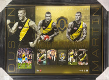 Load image into Gallery viewer, DUSTIN MARTIN “King of Punt Road” Signed Photo &amp; Print Display
