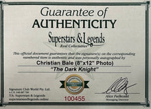 Load image into Gallery viewer, THE DARK KNIGHT - CHRISTIAN BALE Signed Photo Collage Display
