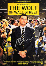 Load image into Gallery viewer, THE WOLF OF WALL STREET - LEONARDO DiCAPRIO &amp; MARTIN SCORSESE Signed Photos Display
