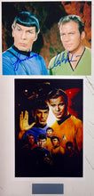 Load image into Gallery viewer, STAR TREK: The Original Series - William Shatner &amp; Leonard Nimoy Signed Photo Collage Display
