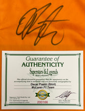 Load image into Gallery viewer, OSCAR PIASTRI Signed F1 McLaren Team Shirt
