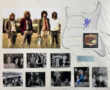 Load image into Gallery viewer, LED ZEPPELIN - ROBERT PLANT &amp; JIMMY PAGE Signed Guitar Pickguard &amp; Photo Collage Display
