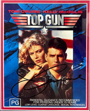 Load image into Gallery viewer, TOP GUN - TOM CRUISE Signed DVD Cover &amp; Photo Collage Display
