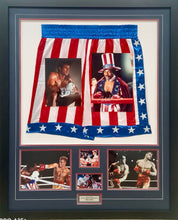 Load image into Gallery viewer, ROCKY - SYLVESTER STALLONE, CARL WEATHERS &amp; DOLPH LUNDGREN Signed Photos Collage Display
