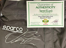 Load image into Gallery viewer, OSCAR PIASTRI Signed McLaren Team F1 Race Suit1
