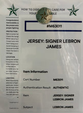 Load image into Gallery viewer, LEBRON JAMES Signed Lakers Jersey Display
