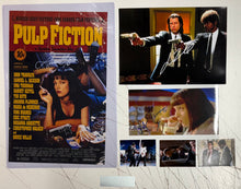 Load image into Gallery viewer, PULP FICTION - JOHN TRAVOLTA, SAMUEL L JACKSON &amp; UMA THURMAN Signed Photos Collage Display

