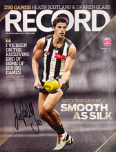 Load image into Gallery viewer, SCOTT PENDLEBURY “SP433” Signed Football Record &amp; Photo Collage Display
