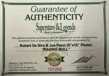 Load image into Gallery viewer, RAGING BULL - ROBERT DE NIRO, JOE PESCI &amp; JAKE LA MOTTA Signed Photos Collage Display
