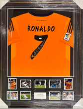 Load image into Gallery viewer, CRISTIANO RONALDO Signed Real Madrid Jersey Display3
