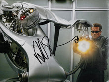 Load image into Gallery viewer, THE TERMINATOR - Schwarzenegger, Furlong &amp; Biehn Signed Photos &amp; Poster Collage Display
