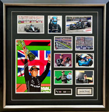 Load image into Gallery viewer, GEORGE RUSSELL Signed Mercedes F1 Team Photo Collage Display
