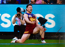 Load image into Gallery viewer, BRISBANE LIONS “2025 Premiers” Team Signed Photos &amp; Poster Collage Display
