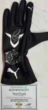 Load image into Gallery viewer, LEWIS HAMILTON “Mercedes F1 Team” Signed Race Glove &amp; Championship Print
