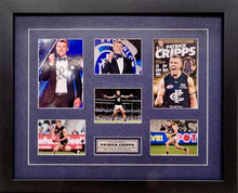 Load image into Gallery viewer, PATRICK CRIPPS Signed 4”x6” Photo Collage Display
